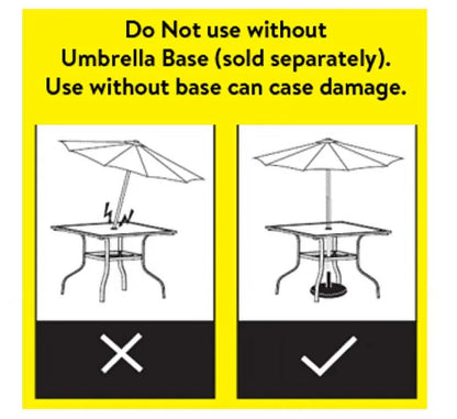 Albany Lane 6-Piece Steel Outdoor Patio Dining Set with Umbrella, Black