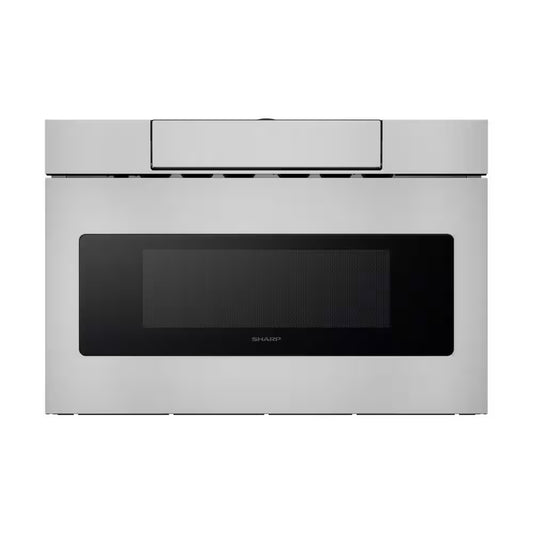 24 In. 1.2 Cu. Ft. Built-In Microwave Drawer with Concealed Controls in Stainless Steel Finish with Sensor Cooking