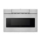 24 In. 1.2 Cu. Ft. Built-In Microwave Drawer with Concealed Controls in Stainless Steel Finish with Sensor Cooking