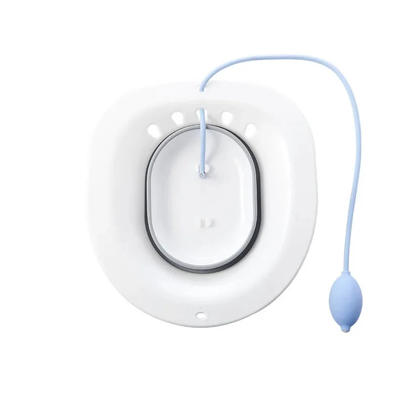 Durable over Elderly Postpartum Hemorrhoids Patient Toilet Tub Hip Basin Bidet New Vaginal Steaming Seat Bath