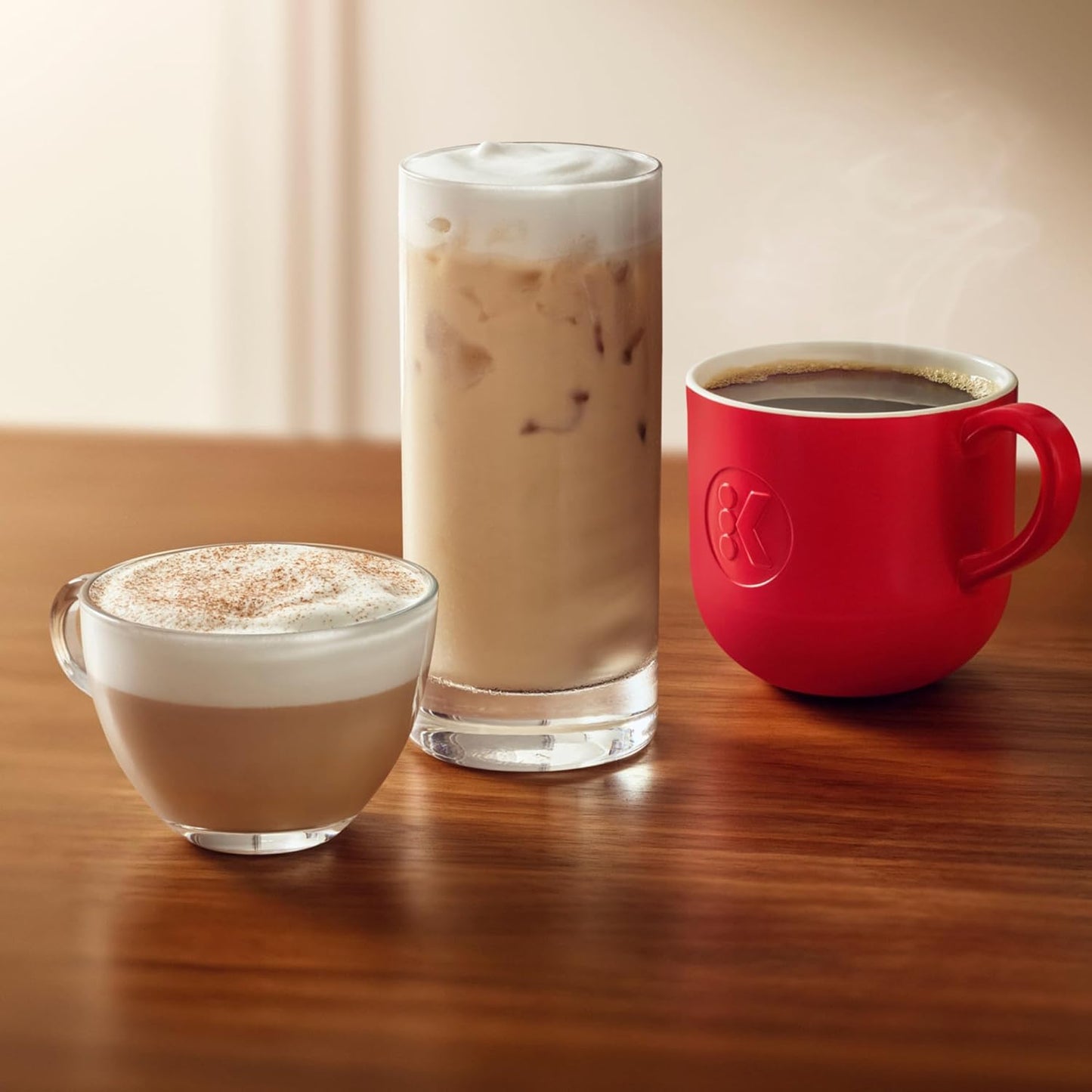 K-Cafe Single-Serve K-Cup Coffee Maker, Latte Maker and Cappuccino Maker, Comes with Dishwasher Safe Milk Frother, Coffee Shot Capability, Compatible with All  K-Cup Pods, Dark Charcoal | Dishwasher Safe Milk Frother