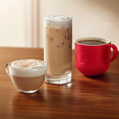 K-Cafe Single-Serve K-Cup Coffee Maker, Latte Maker and Cappuccino Maker, Comes with Dishwasher Safe Milk Frother, Coffee Shot Capability, Compatible with All  K-Cup Pods, Dark Charcoal | Dishwasher Safe Milk Frother