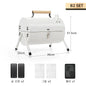 Outdoor Multifunctional Portable Barbeque Stove Camping BBQ Charcoal Grill with Dual Side Camping Supplies