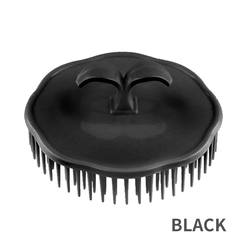 Head Massage Brush Soft Glue Shampoo Brush Bathroom Products Plastic Sanitary Comb Washing Hair Scalp Shower Body