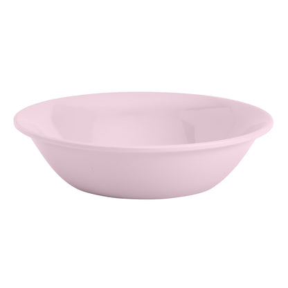Tabletops Gallery 12 Piece Green Gray Pink Melamine Dinnerware Set Plates Bowls for Indoor/Outdoor Use, Service for 4, Pastel