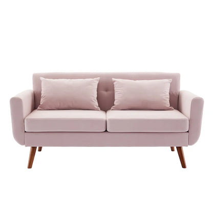 Jadier 66" Upholstered Loveseat Square Sofa