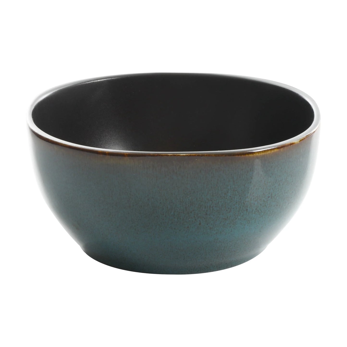 Soho Lounge Square Stoneware 16 Piece Dinnerware Set, Teal