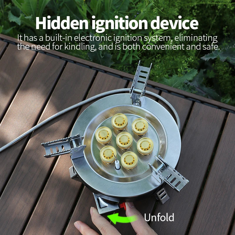 -207/-203 Outdoor Seven Star Stove Three Star Stove Portable Folding Gas Stove Fierce Stove